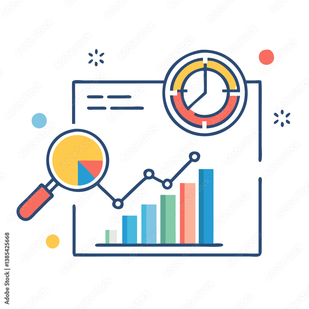 Market Analysis Overview Icon Market Analysis Overview Icon