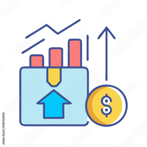  Market Demand Icon for Business Strategy