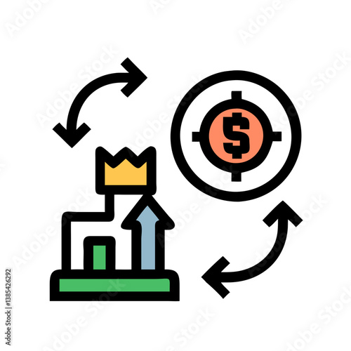  Market Disruption Strategy Icon for Innovation