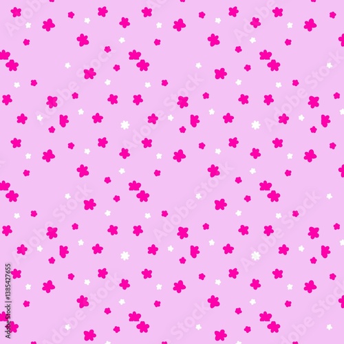 pink confetti background