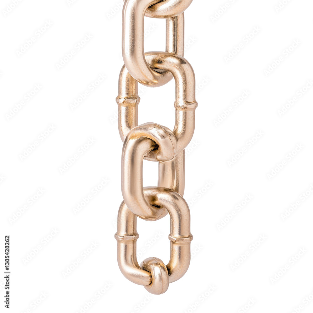 Metallic Chain Links Interconnected in a Pattern for Industrial or Decorative Use Metallic Chain Links Interconnected in a Pattern for Industrial or Decorative Use