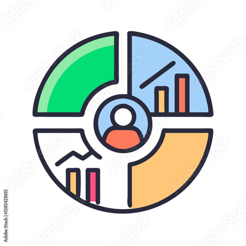  Market Segmentation Analysis Icon