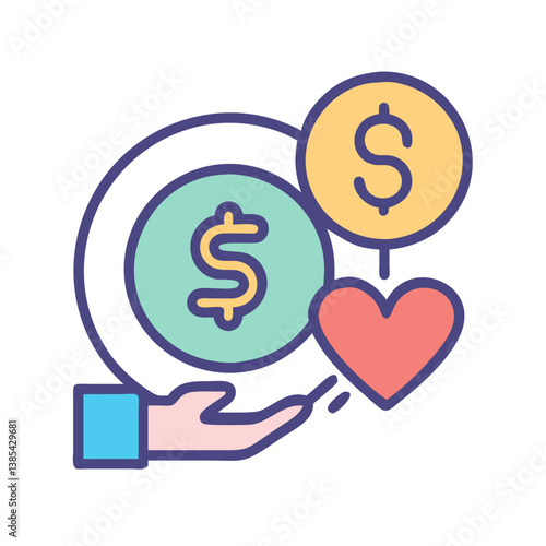  Non-Profit Funding Visual Icon