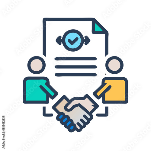  Engaging Icon for Outsourcing Agreements