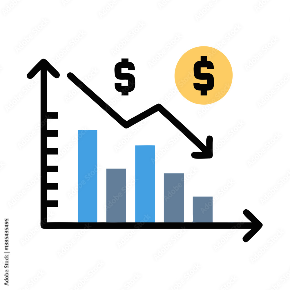 Icon for Analyzing Profit and Loss Trends Icon for Analyzing Profit and Loss Trends