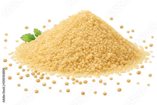 Pile of Couscous png isolated on transparent background