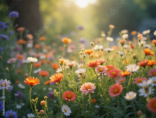 field of flowers