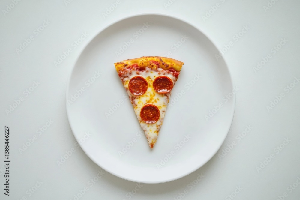 A slice of pepperoni pizza with melted cheese. Featuring classic flavors and indulgence A slice of pepperoni pizza with melted cheese. Featuring classic flavors and indulgence