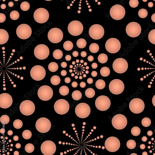 seamless pattern with circles