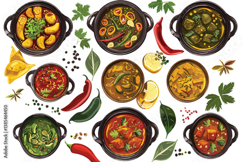 Thai foods is so good painting and drawing     digital art thai foods 