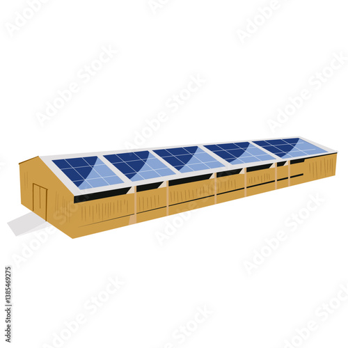 Bâtiment agricole panneaux solaires