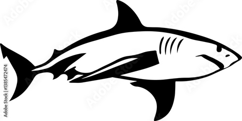 Shark Tattoo Style – Digital Design