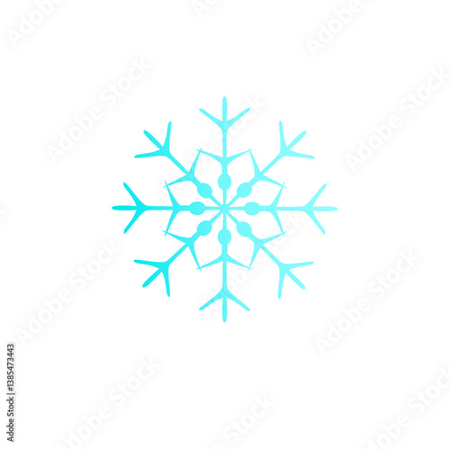 blue snowflake illustration