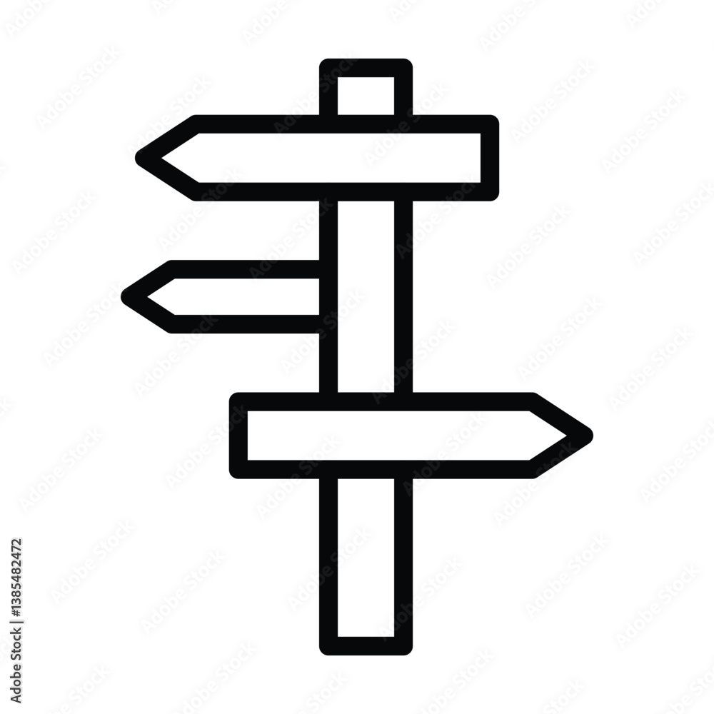 Directional Signs line icon , vector, pixel perfect, illustrator file
Directional Signs line icon , vector, pixel perfect, illustrator file