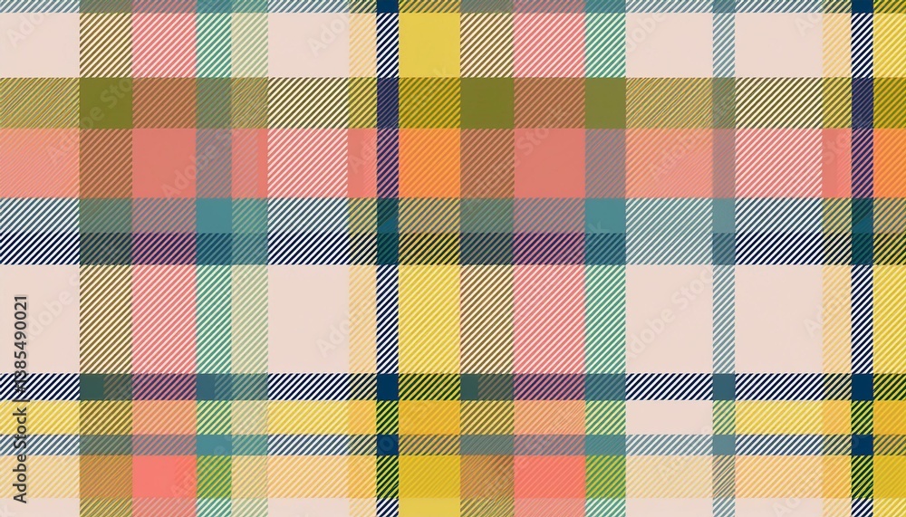Pastel plaid pattern Pastel plaid pattern