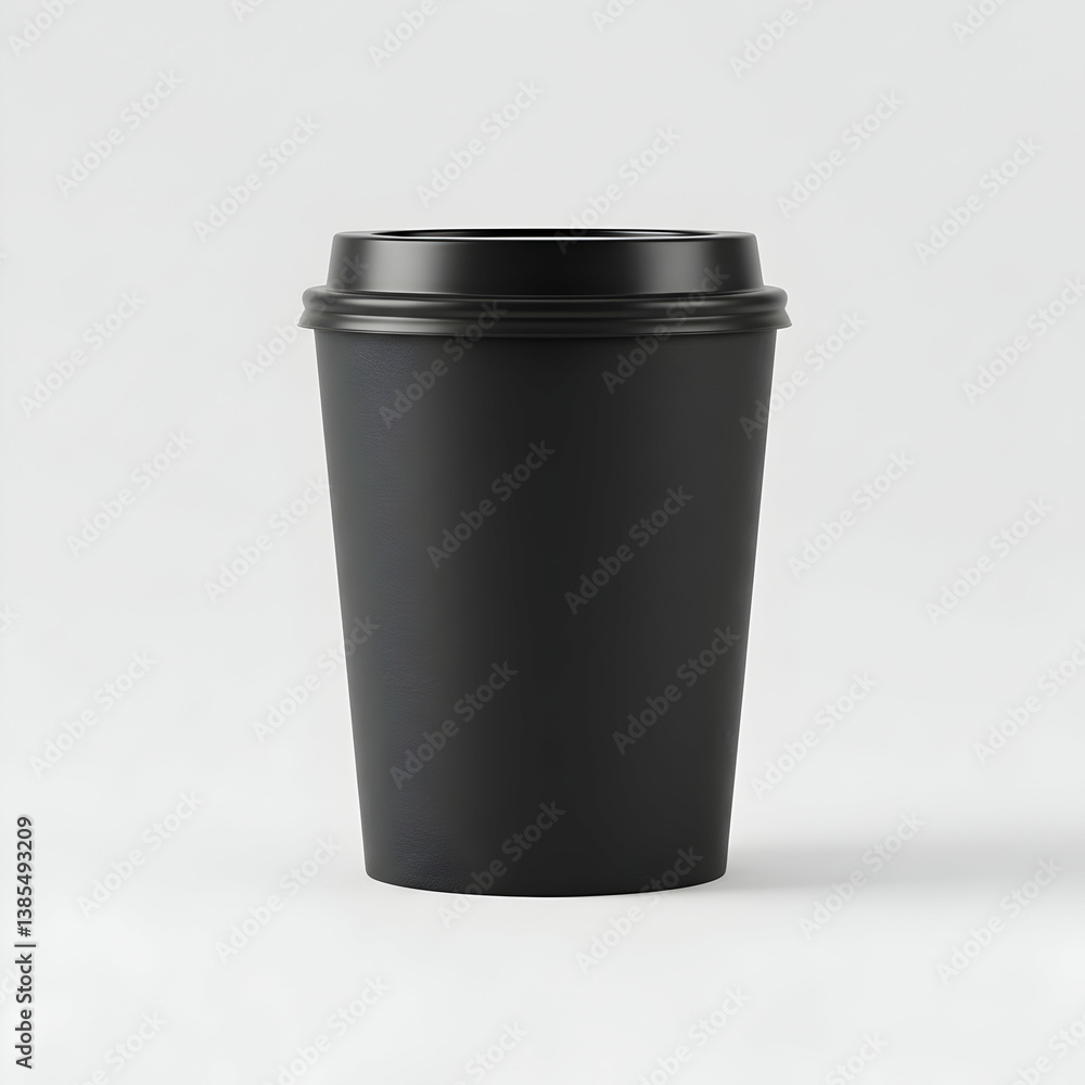 Black Coffee Cup Mockup Disposable Coffee To Go Black Coffee Cup Mockup Disposable Coffee To Go