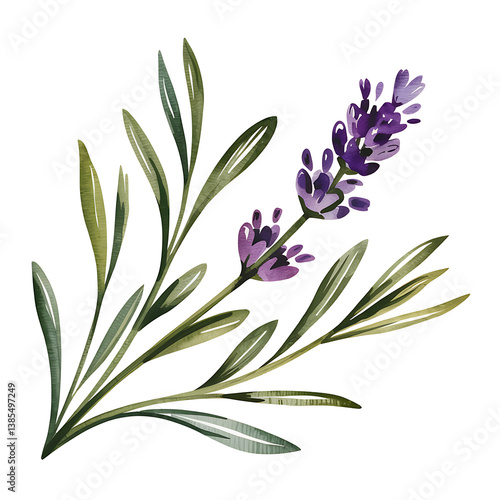 branch of lavender