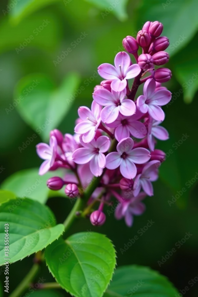 lilac branch with purple buds against a natural background, lilac, nature lilac branch with purple buds against a natural background, lilac, nature