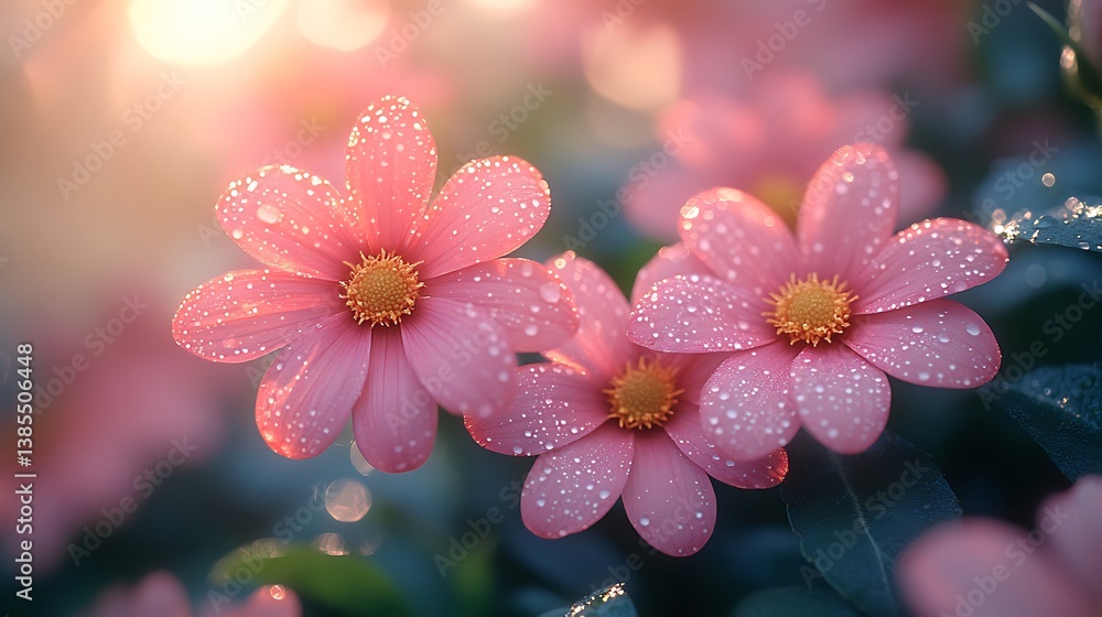 Vibrant petals fresh with dew high resolution hd image Vibrant petals fresh with dew high resolution hd image