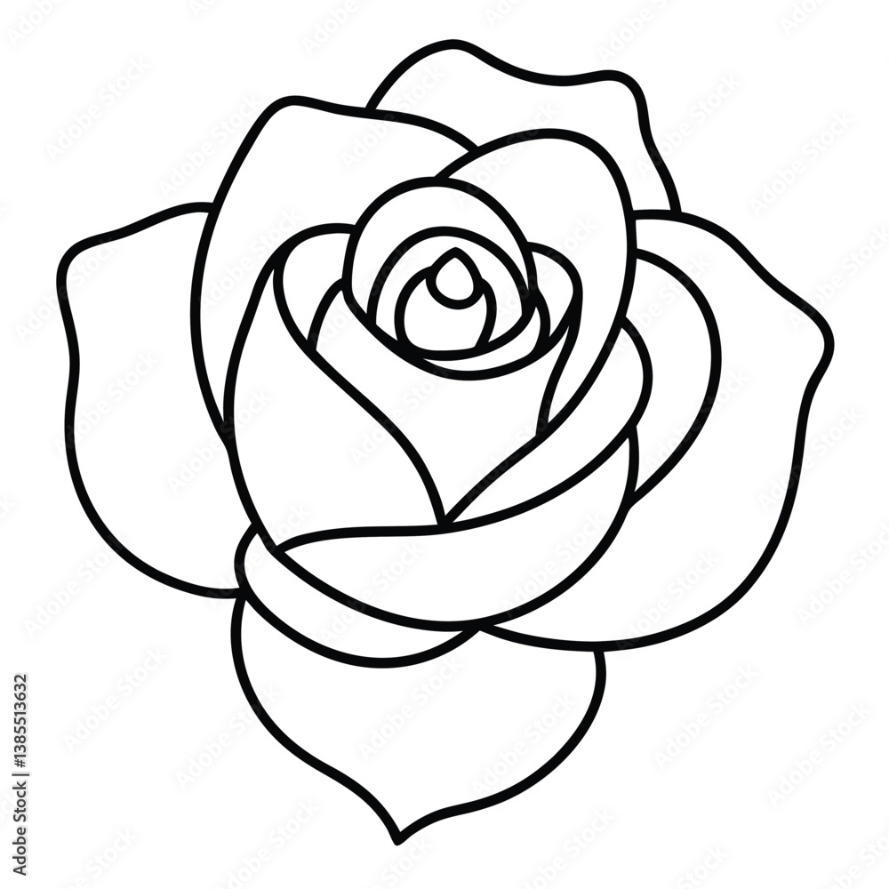 Minimalist Fine Art Rose Illustration ? Sophisticated and Subtle Floral Design Minimalist Fine Art Rose Illustration ? Sophisticated and Subtle Floral Design