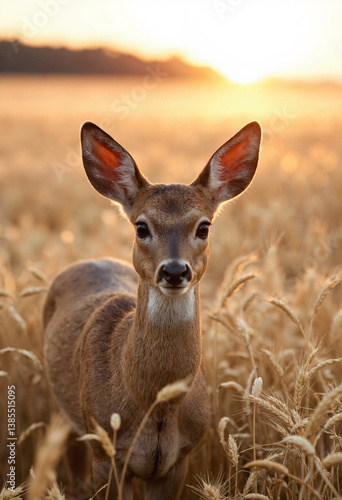 Reh im Feld