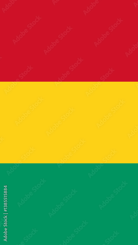Flag of Bolivia displayed vertically showcasing vibrant colors and symbols of national pride Flag of Bolivia displayed vertically showcasing vibrant colors and symbols of national pride
