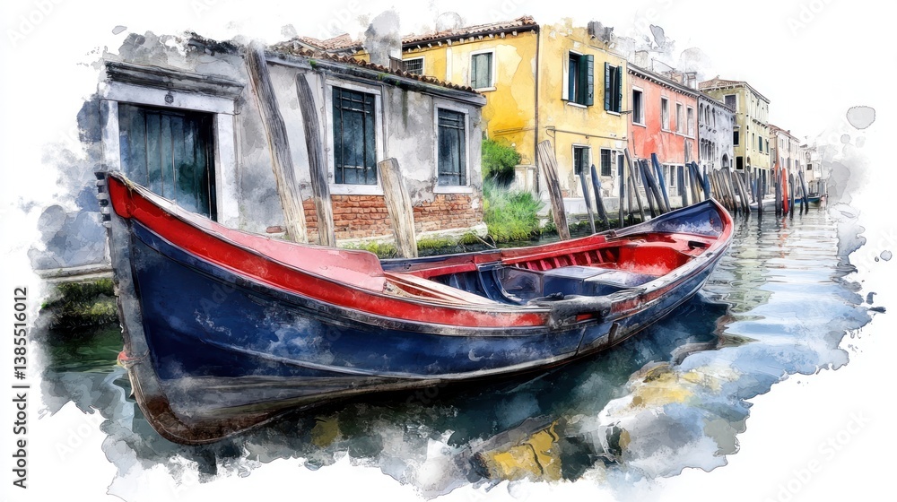 Venice Canal with Architectural Details and Soft Lighting in Sepia Tone Oil Painting Style Venice Canal with Architectural Details and Soft Lighting in Sepia Tone Oil Painting Style