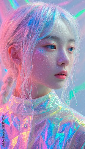 An extraordinarily beautiful Korean girl