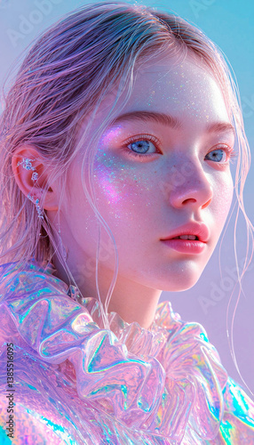 An extraordinarily beautiful Korean girl