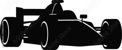 Obraz na płótnie black silhouette of a car w salonie