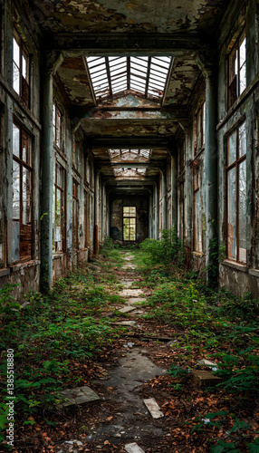 old abandoned building