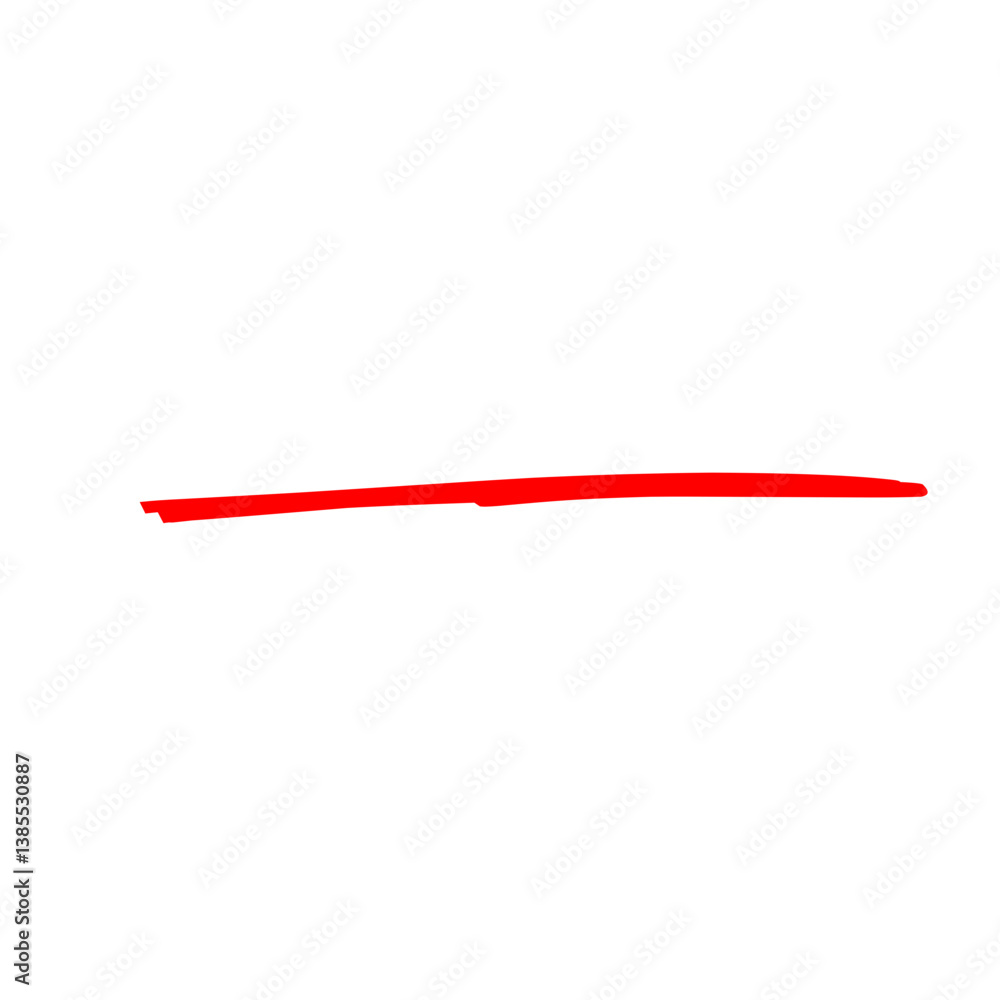 Underline Red Brush Stroke Underline Red Brush Stroke