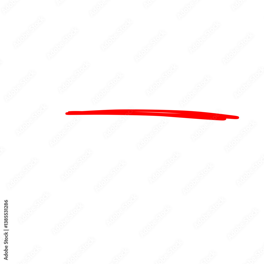 Underline Red Brush Stroke Underline Red Brush Stroke
