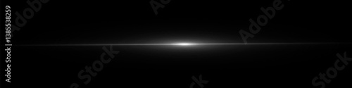 White horizontal lens flares pack. Laser beams, horizontal light rays. Beautiful light flares. Glowing streaks on light background. Luminous abstract sparkling lined background