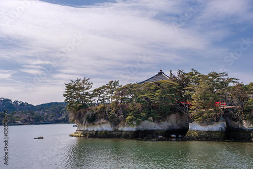 Obraz na plátně Godaido hall in Matsushima near Sendai, Miyagi, Japan