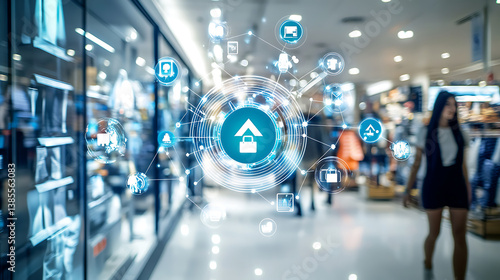 Wallpaper Mural An AI powered system enhancing customer behavior prediction by analyzing social media trends, shopping habits, and product preferences to predict future demand Torontodigital.ca