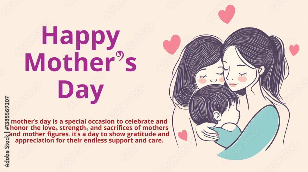 Mothers day card design Mothers day card design