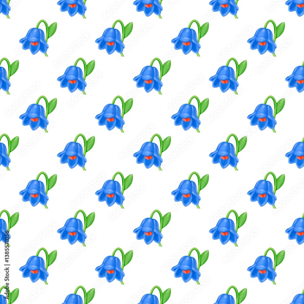 Fototapeta premium seamless pattern with flowers 