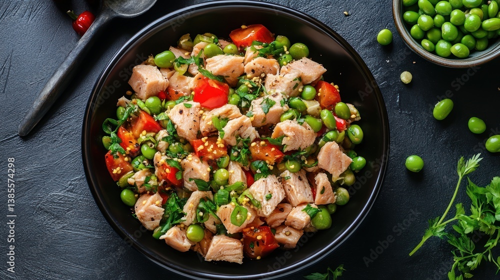 Healthy Chicken Salad with Vegetables Healthy Chicken Salad with Vegetables