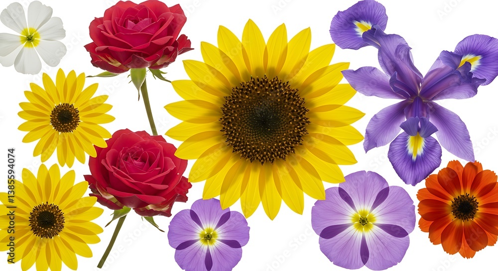Sunlit Bloom Symphony AI Generated Sunlit Bloom Symphony AI Generated