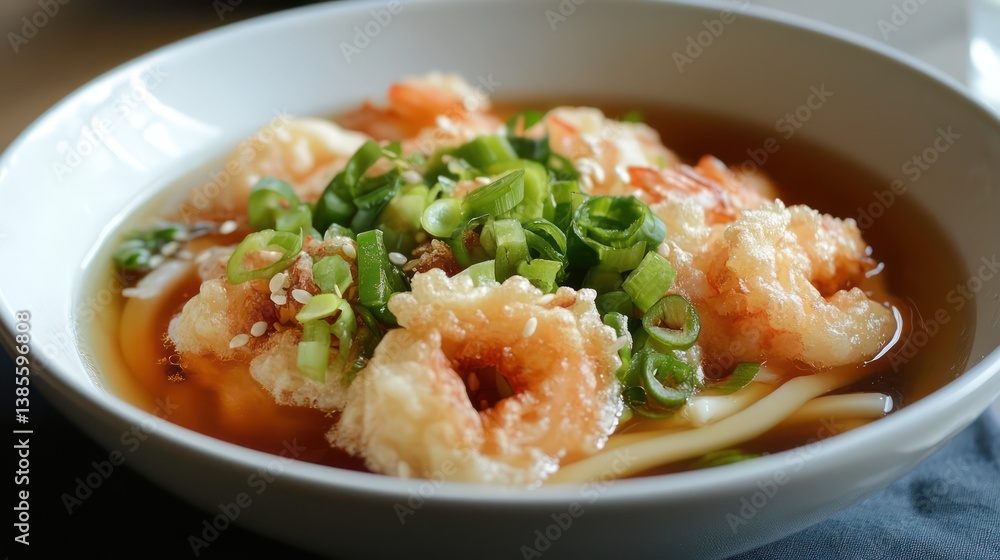 Shrimp Noodles Dish Bowl Shrimp Noodles Dish Bowl