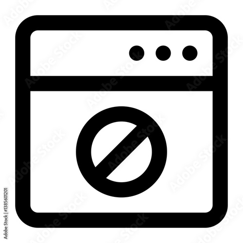 block icon for illustration