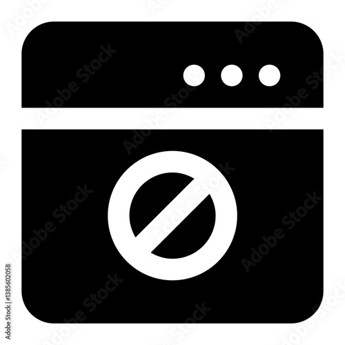 block icon for illustration