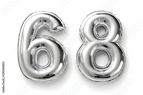 Silver Balloons: Number Sixty-Eight Celebration