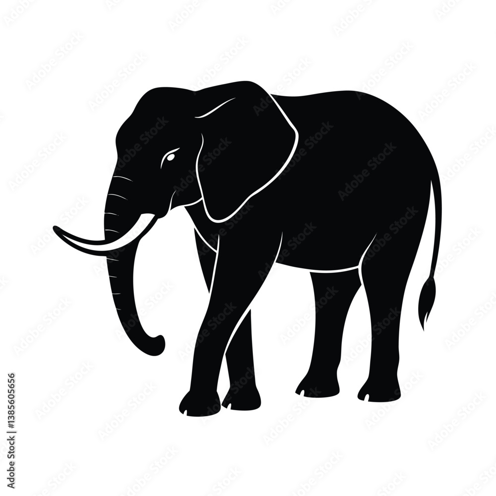 Obraz premium elephant vector illustration