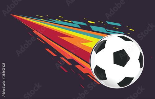 Attractive editable vector soccer ball art background design great for your design resources print and others
