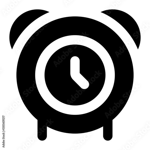 alarm clock icon for illustration