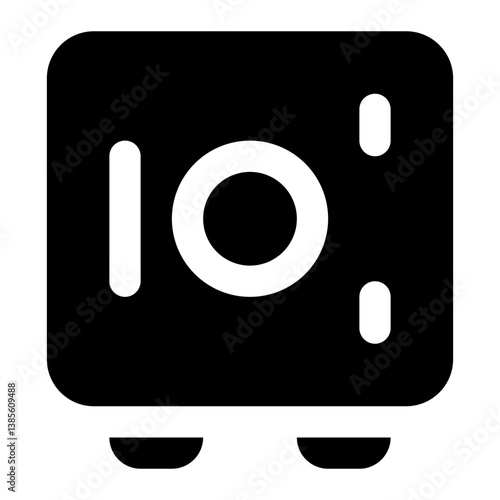 safe box icon for illustration