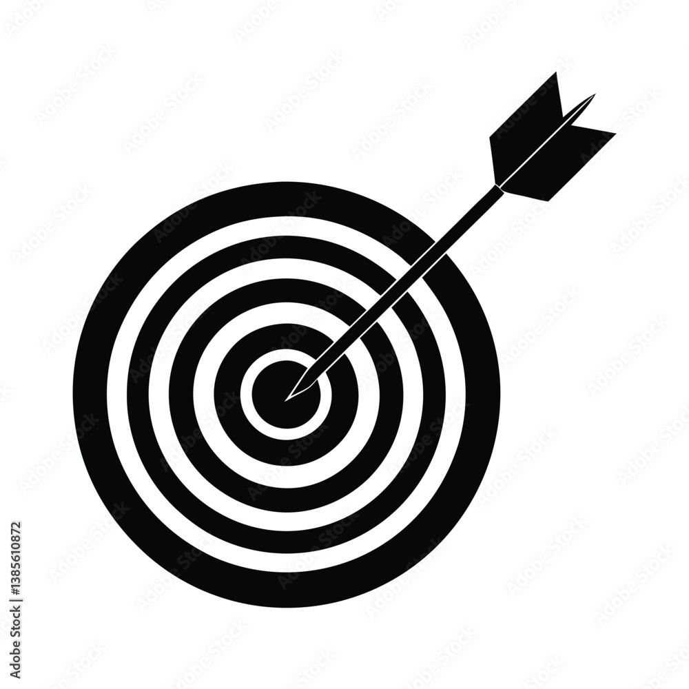 dart hitting target dart hitting target