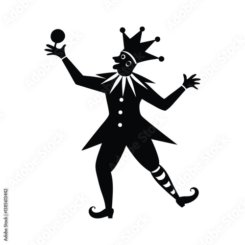 silhouette of a man dancing